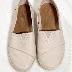 Toms women’s size 9 slip on slide on shoe sneaker blush pink